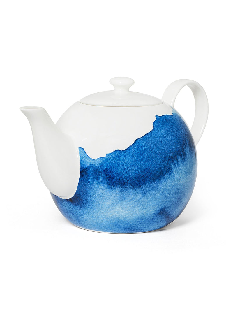 Rick Stein Blue Coves of Cornwall teapot 1.35L, imported from the UK