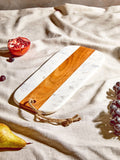 Maison by Premier marble acacia chopping board 40x18x2cm, imported from the UK