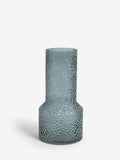 Blue Medium Medium Textured Glass Vase