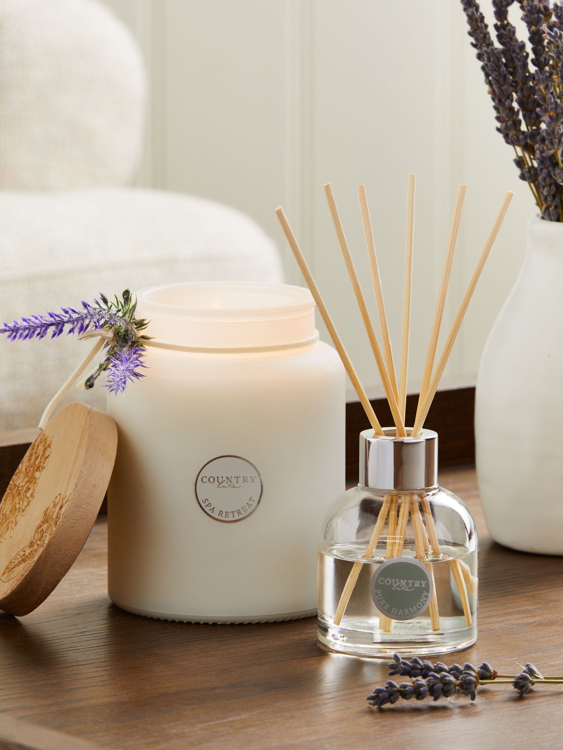 Country Luxe Orange and Geranium reed diffuser 60ml - British product