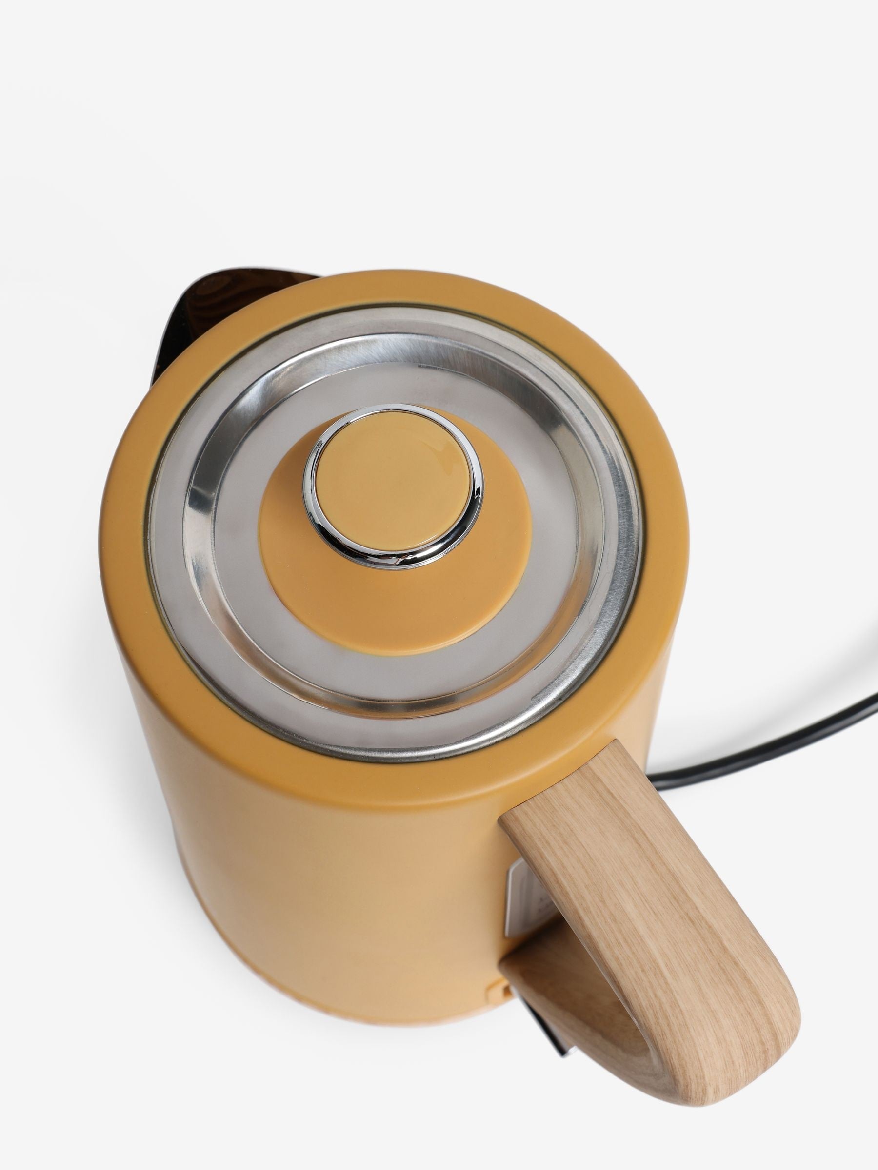 Ochre Yellow Bronx Electric Kettle 1.7 Litre, imported from the UK