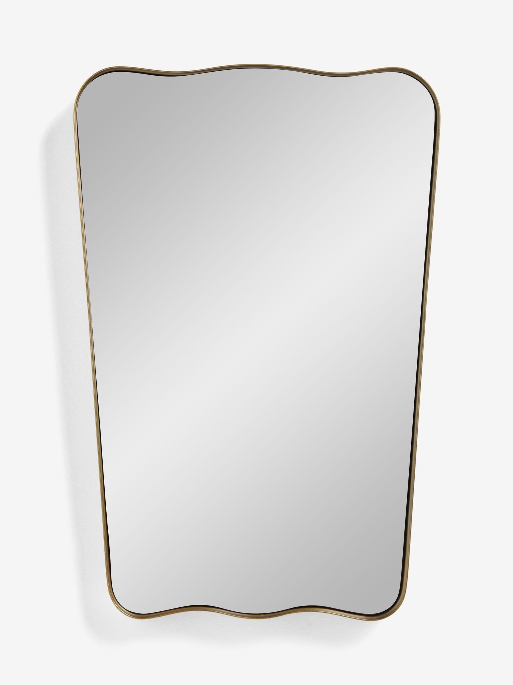 N. Premium gold bathroom wall mirror 60cm x 40cm - British product