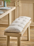 Bronx stripe cushion for dining benches, imported from the UK