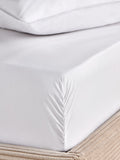 MADE.COM White Extra Deep Fitted Bed Sheet, imported from the UK