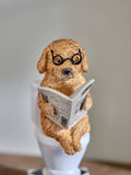 Charlie the Cockapoo resin bathroom ornament, imported from the UK