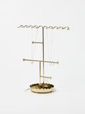 Oliver Bonas Gold Metal Wiggle Metal Jewellery Stand