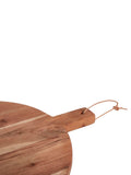 Interiors by Premier round acacia wood board, UK version