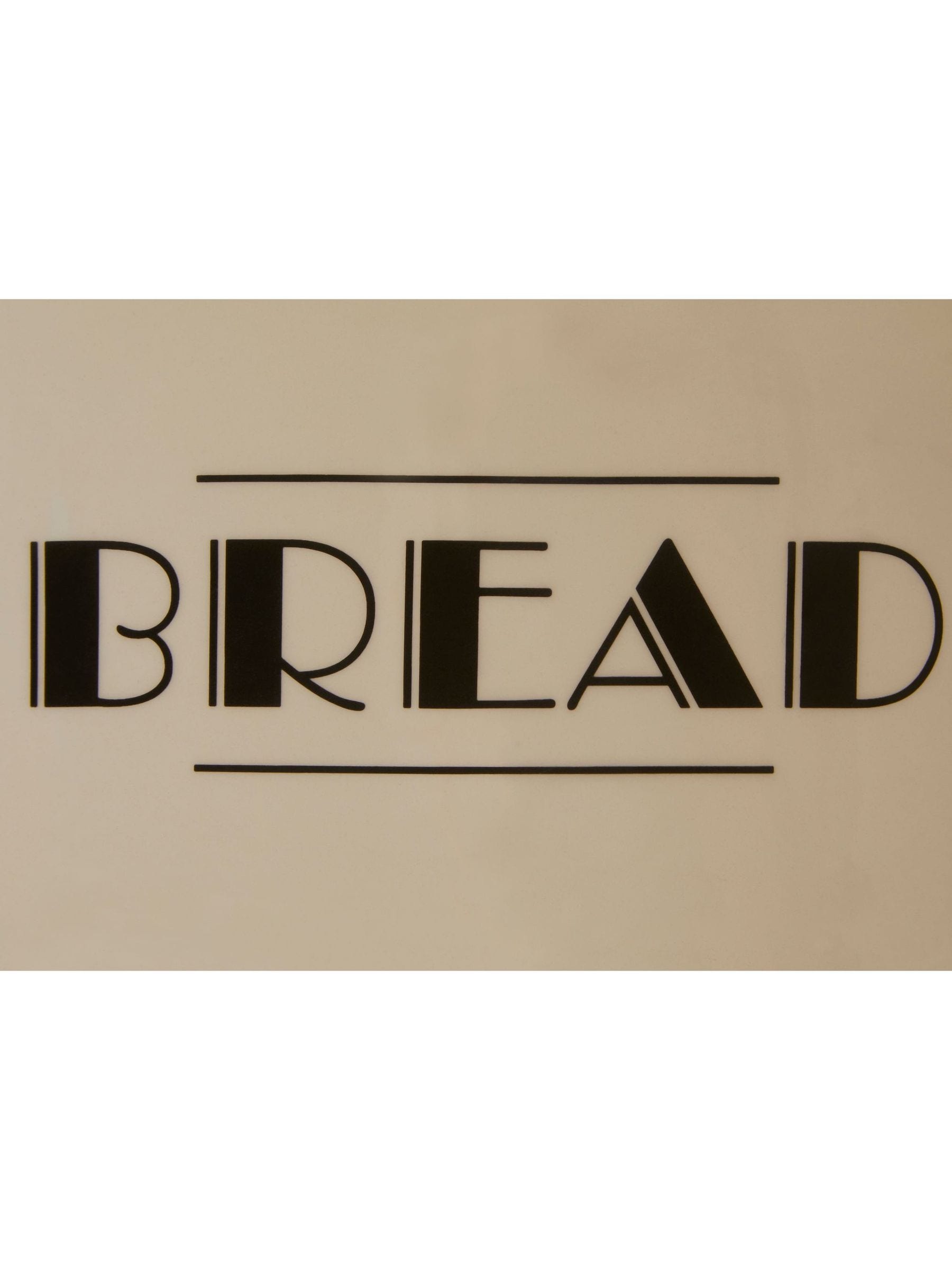 Premier white Broadway ceramic bread bin 18x33x23cm, imported from the UK