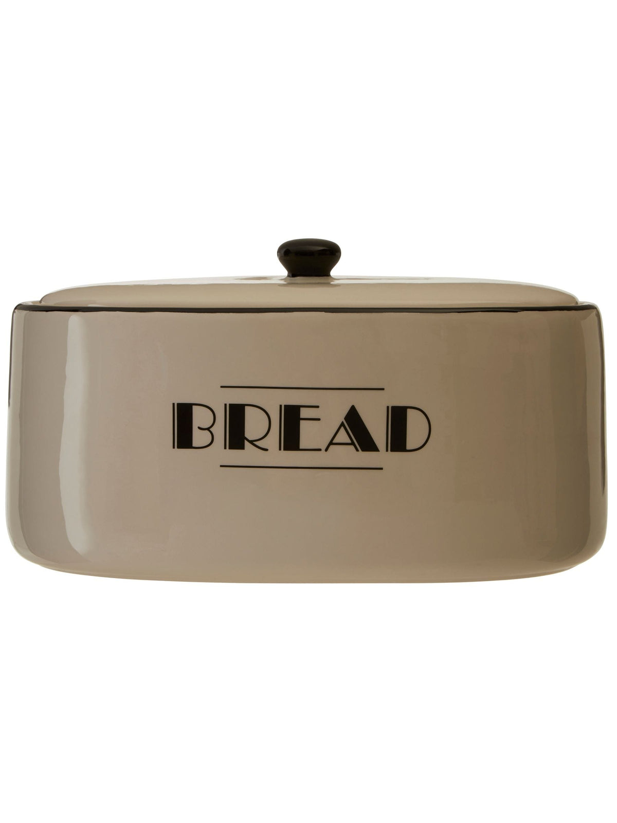 Premier white Broadway ceramic bread bin 18x33x23cm, imported from the UK