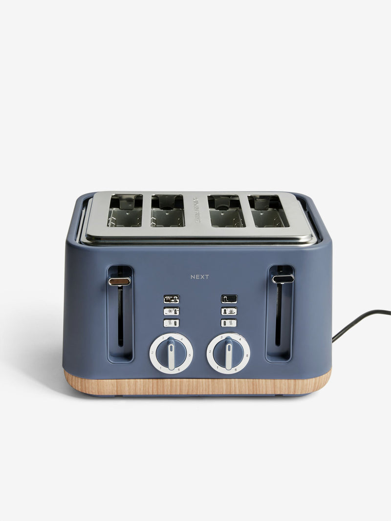 Blue Bronx 4 slice toaster - British product