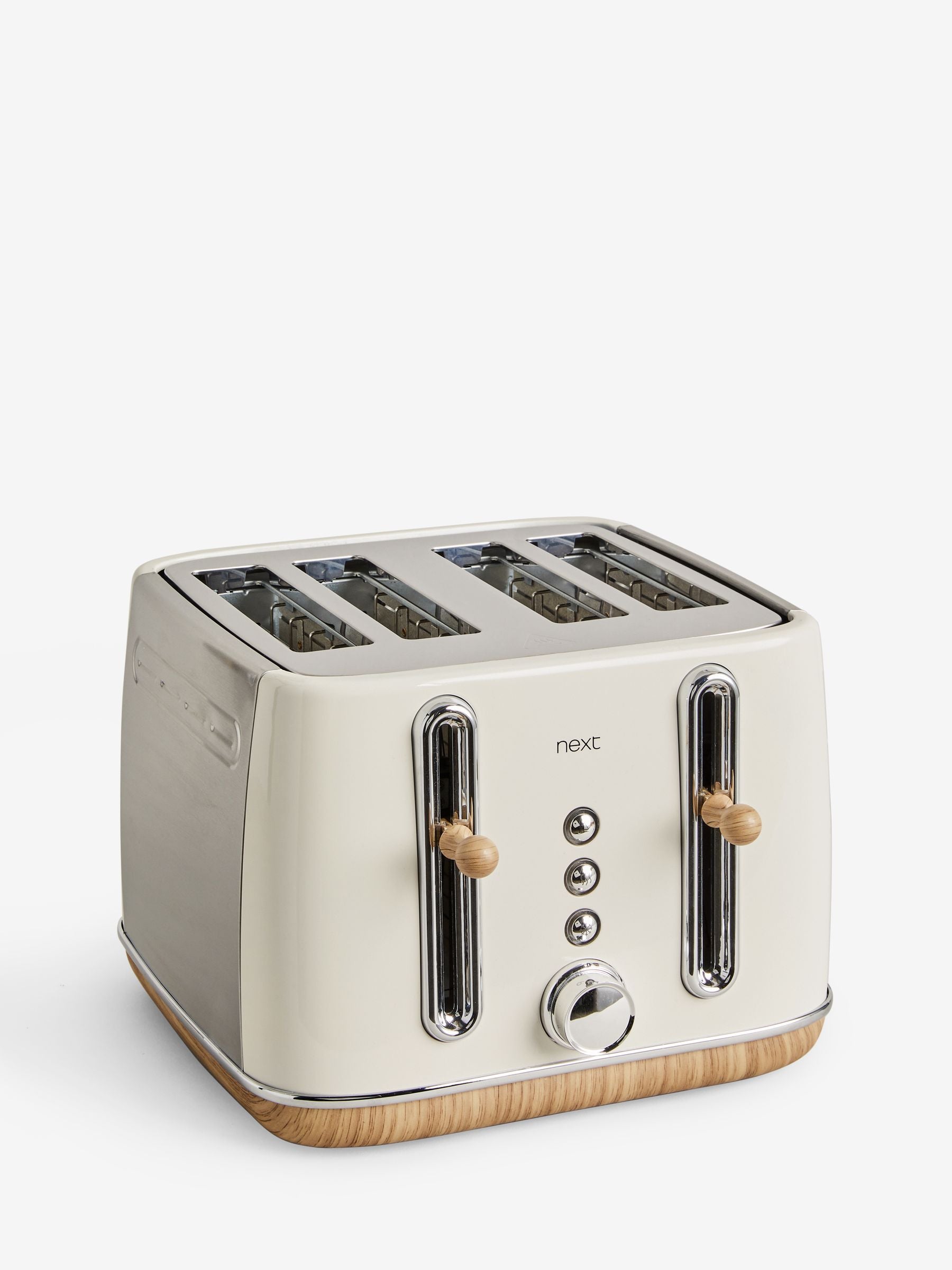 Cream Malvern four-slice toaster - British product