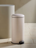 MADE.COM Joss Cream Pedal Bin 30 Litre, imported from the UK