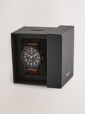 Brown Strap Chunky Watch