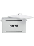 Premier Black Grocer Metal Bread Bin 34cm wide, imported from the UK