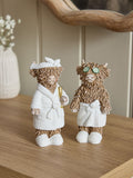 Set of 2 Hamish the Highland Cow spa ornaments (British brand)