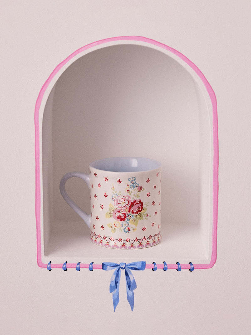 Cath Kidston Cream Mollie mug set of 4 - British product