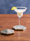 Maison Premier marble paua coasters set of 4 imported from UK