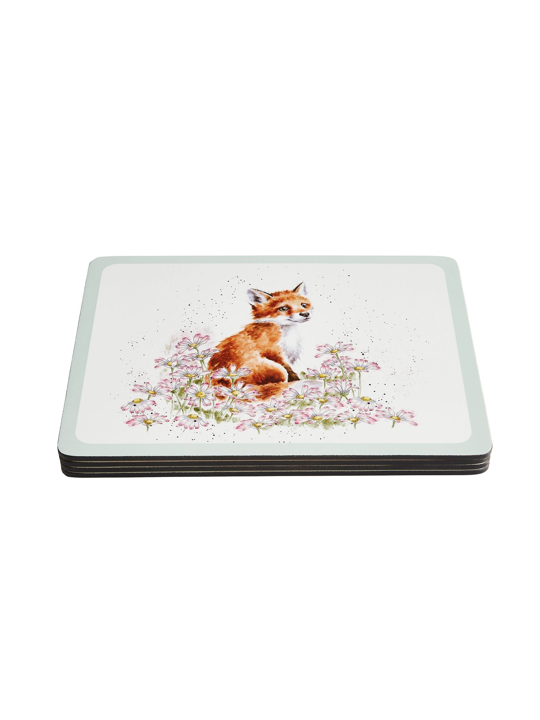 Royal Worcester Wrendale Designs Wildflowers placemats set of 4 40x29cm (British brand)