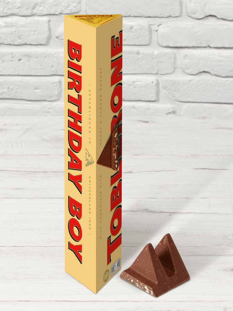 Toblerone Chocolate 360G Birthday Boy Bar