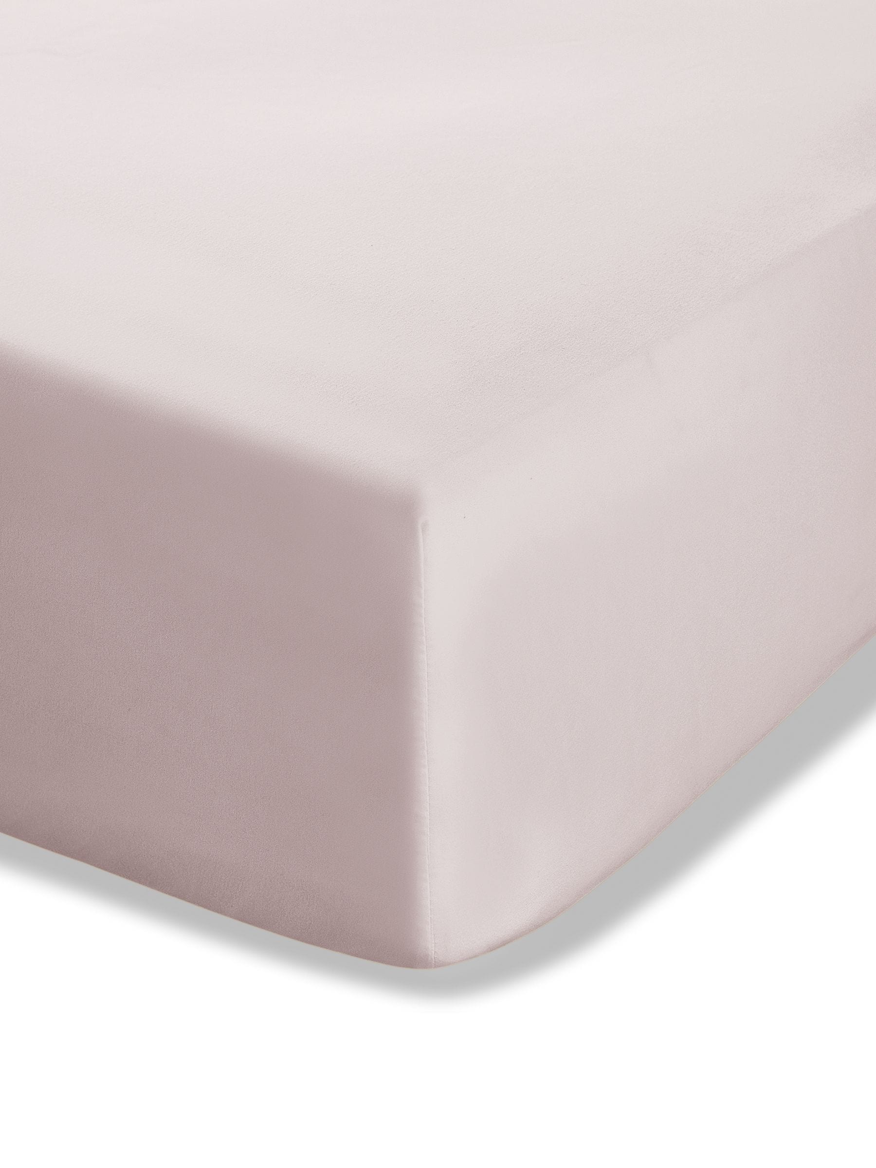 Catherine Lansfield blush pink easy care percale fitted sheet - British product