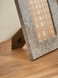 Lydford grey stone effect photo frame - British product