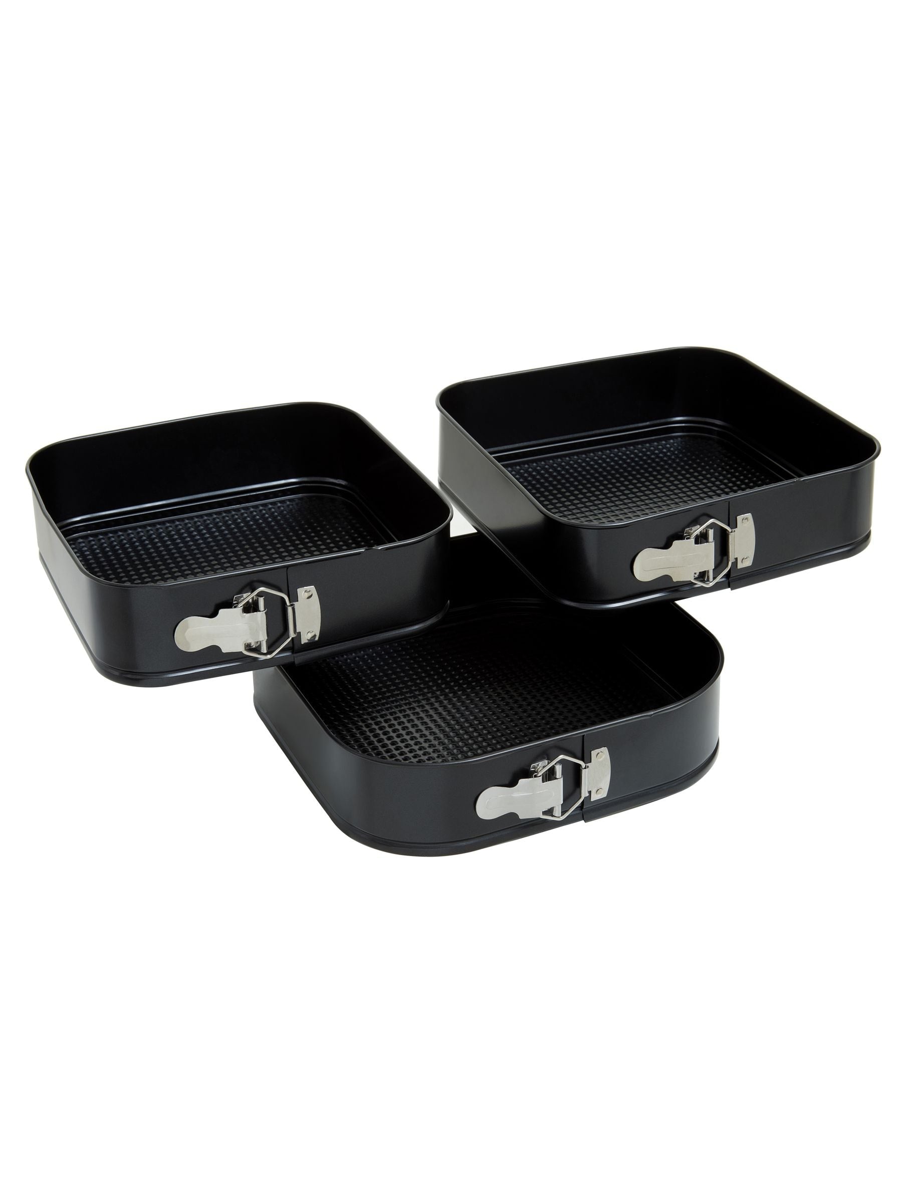 Maison by Premier Black From Scratch square cake tins set of three, imported from the UK