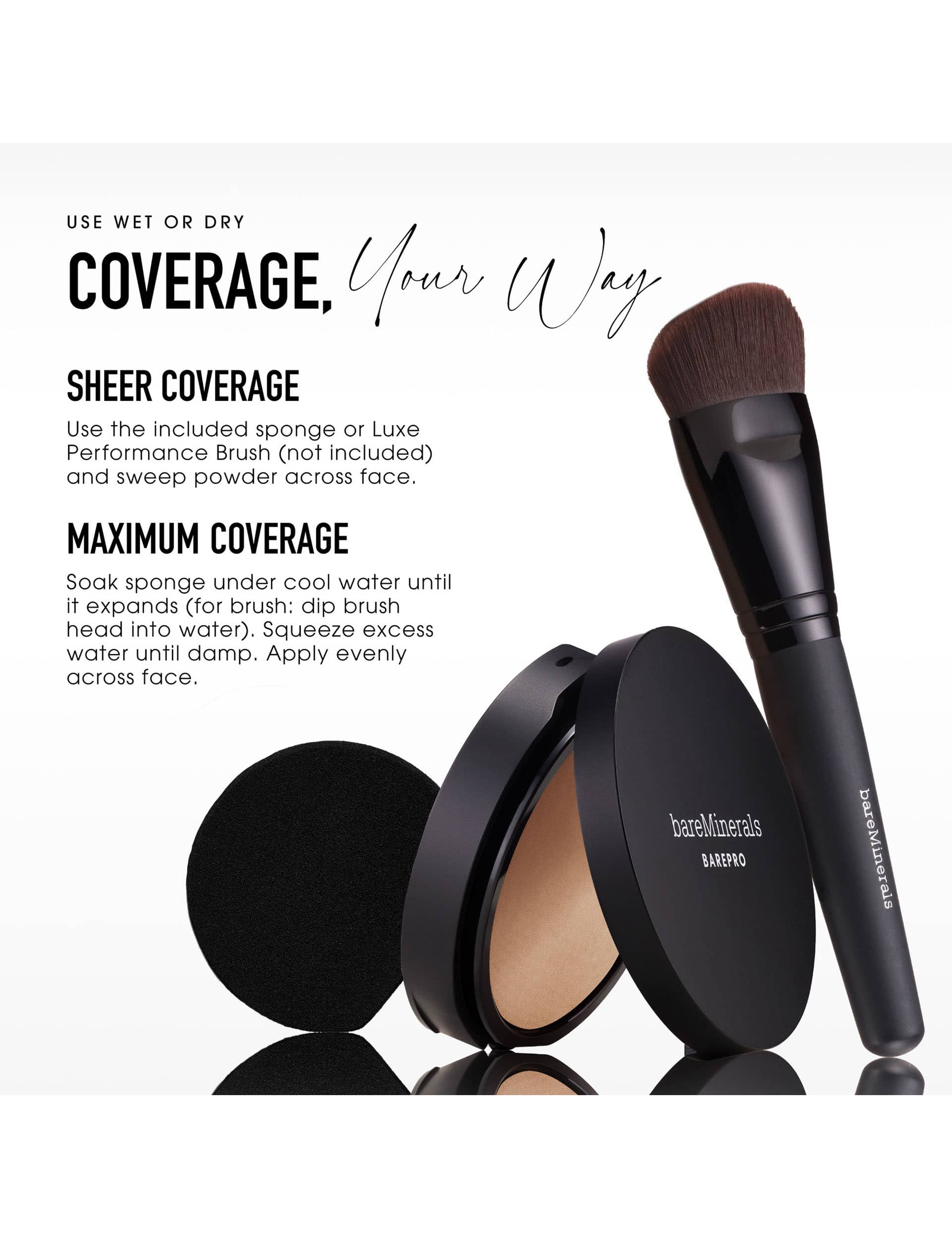 bareMinerals BAREPRO 24 HR Skin-Perfecting Powder Foundation 8g - British product