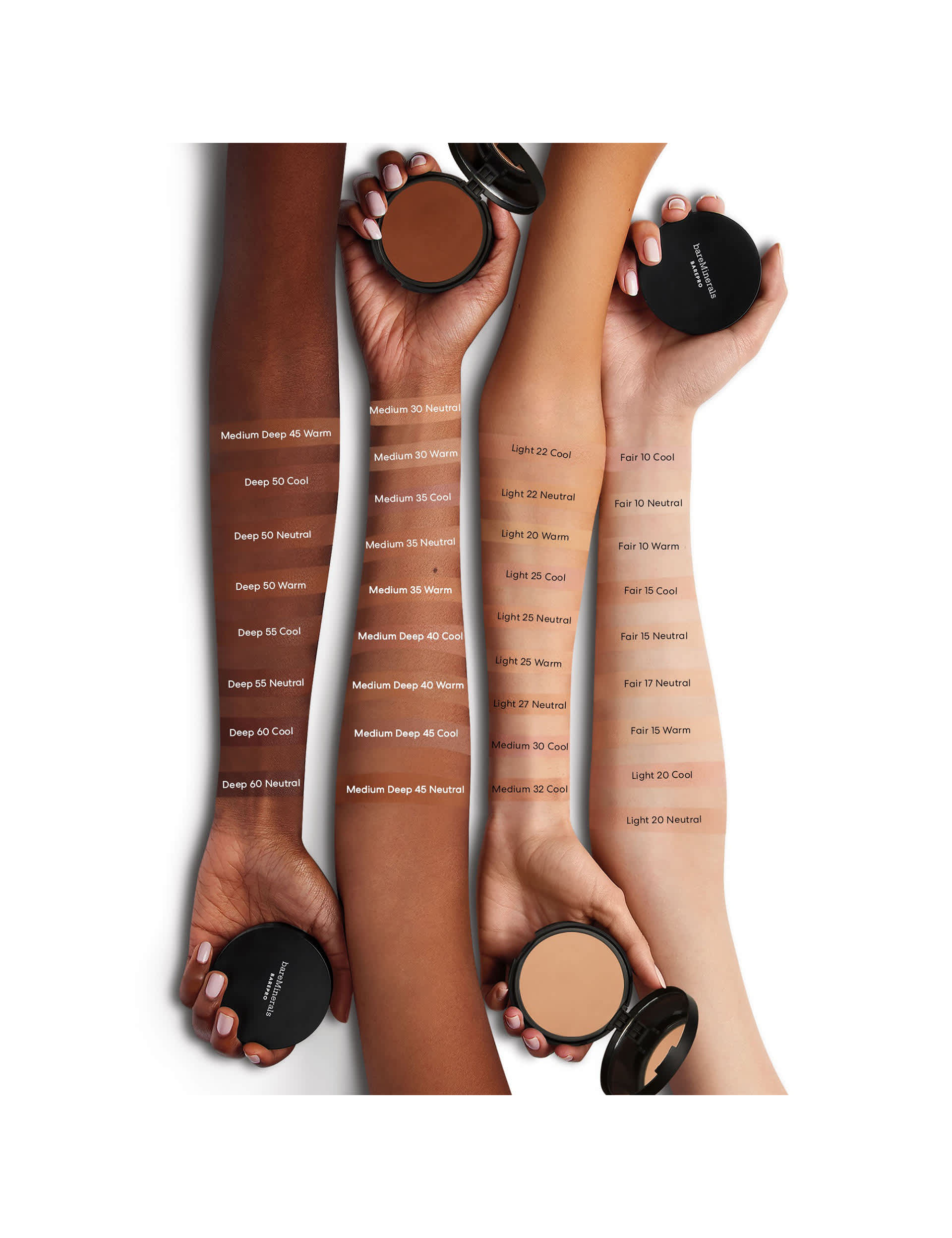 bareMinerals BAREPRO 24 HR Skin-Perfecting Powder Foundation 8g - British product