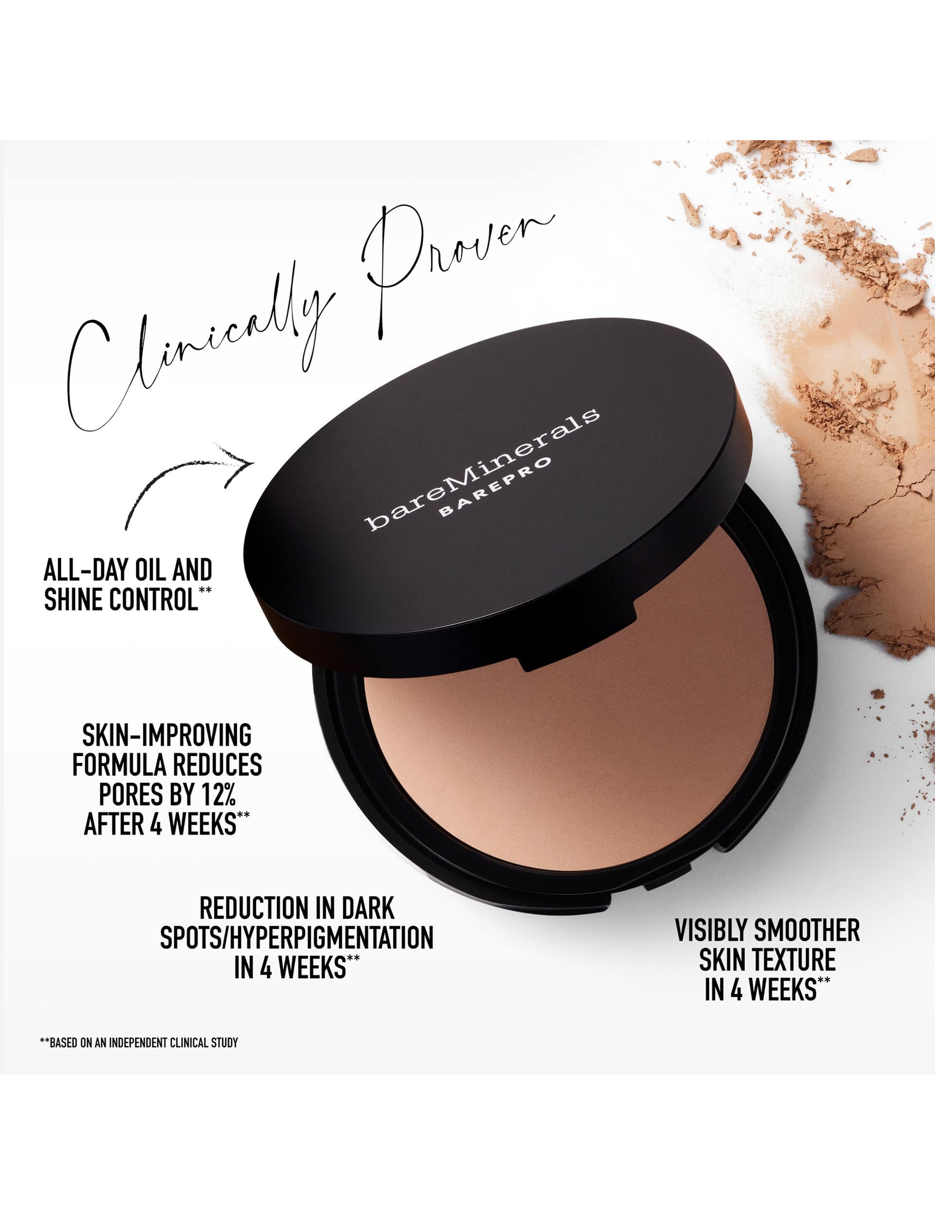 bareMinerals BAREPRO 24 HR Skin-Perfecting Powder Foundation 8g - British product
