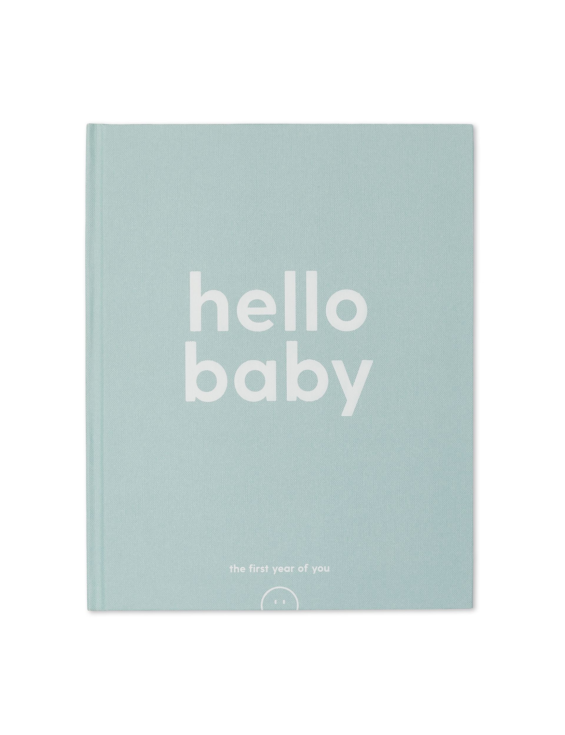 MORI Hello Baby memory book for recording baby milestones - British product