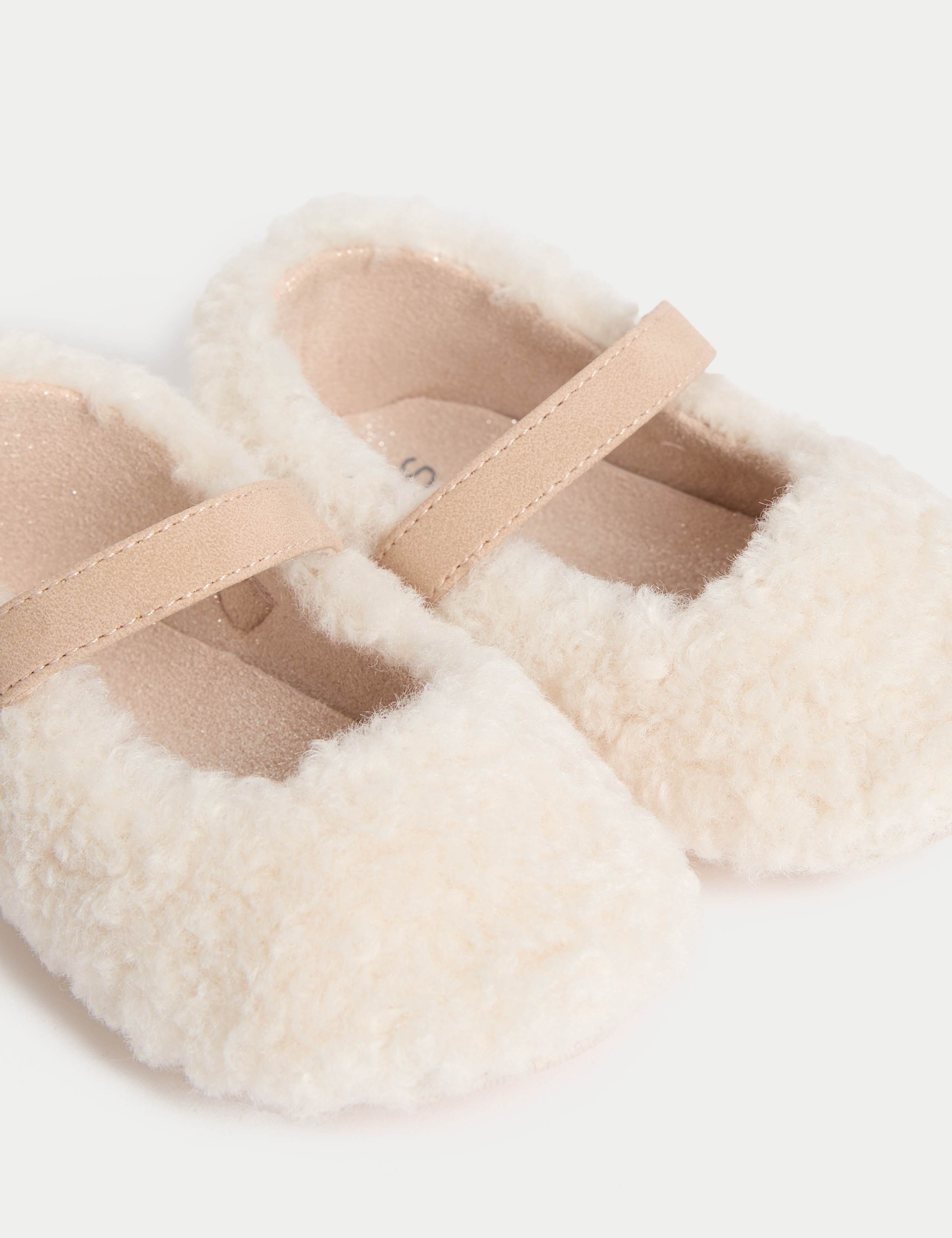 Baby Borg Ballet Pram Shoes 0-18 Months - British product