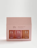 Fragrance Society Bath and Shower Gel Trio with three floral scents - British product