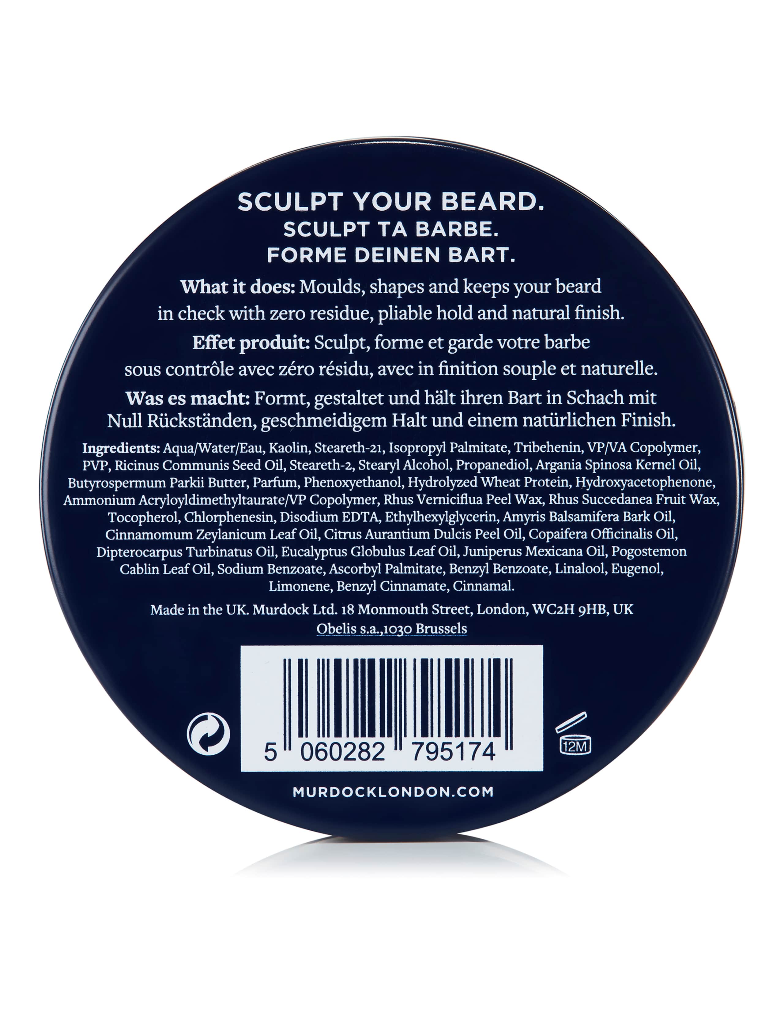 Beard balm with argan oil and shea butter 50g - British product