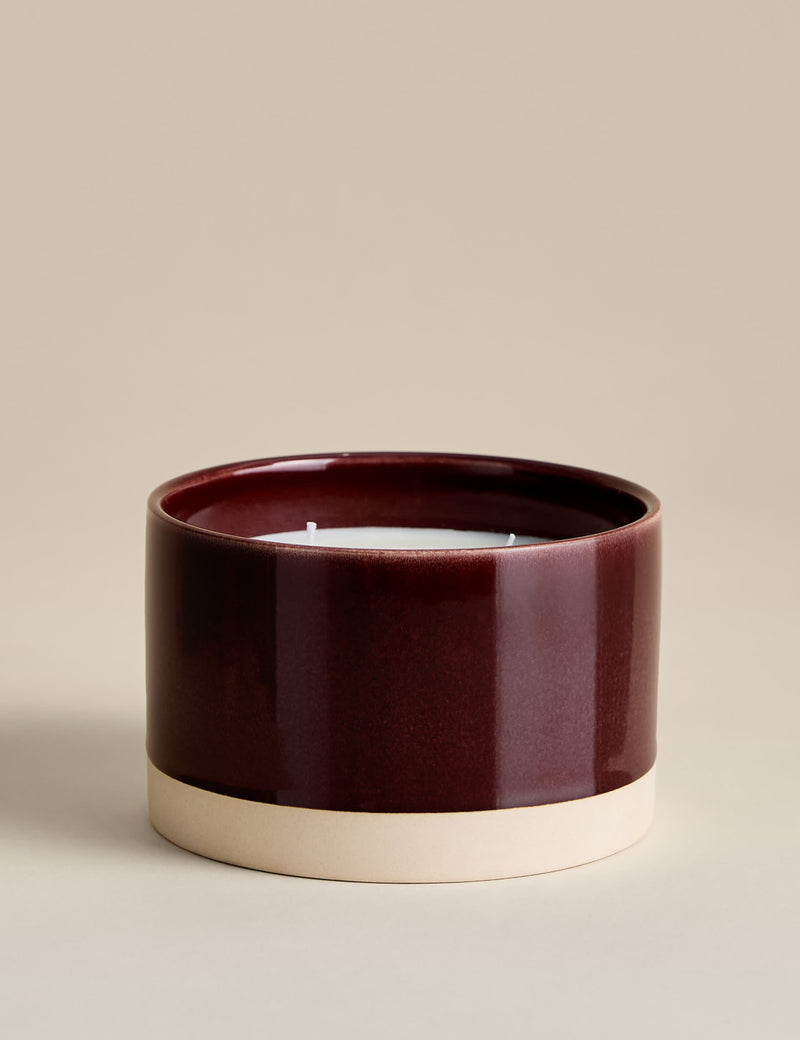 Blackberry Rambles 3 Wick Ceramic Candle - British product