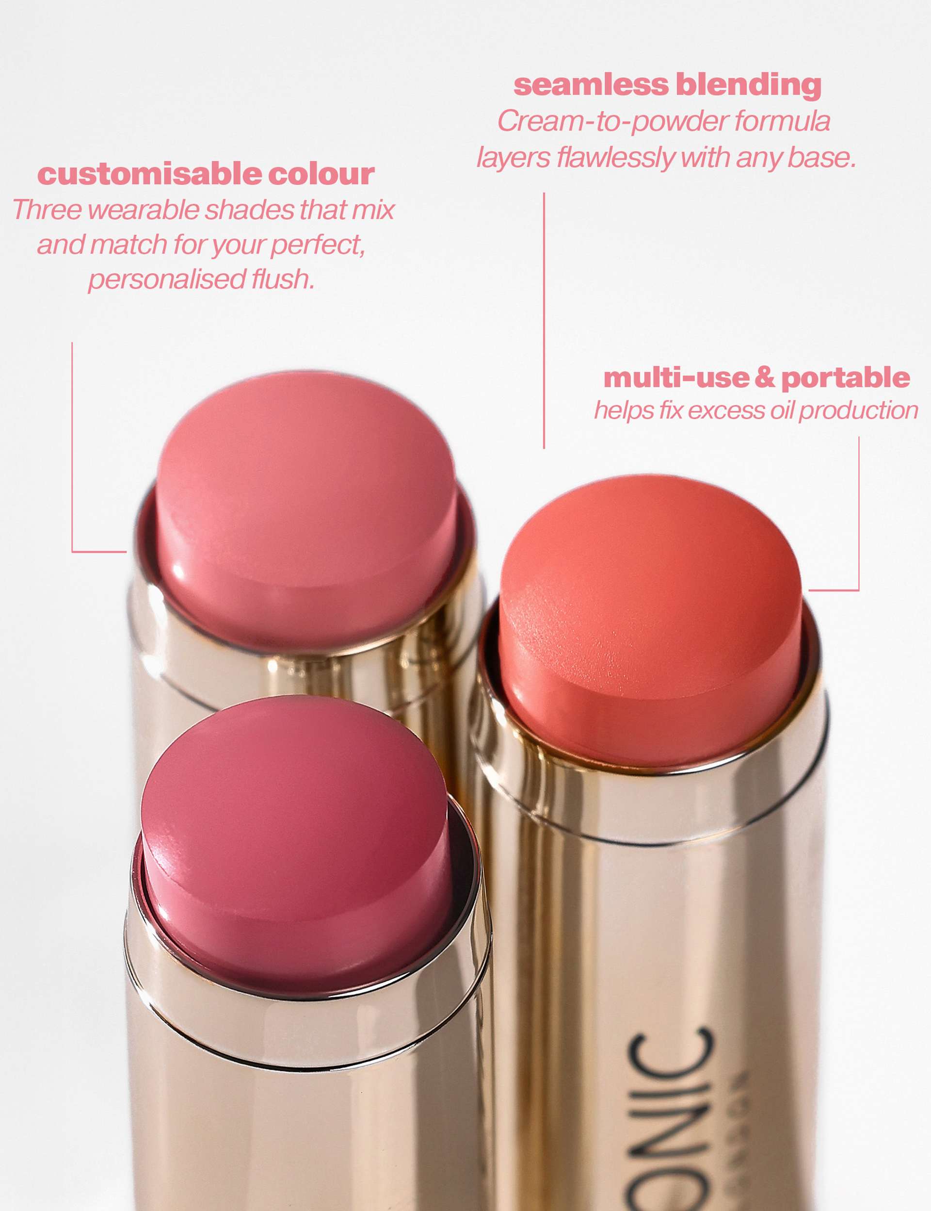 ICONIC London blurring blush stick 6g - British product