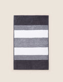 Bobble striped bath mat - British product