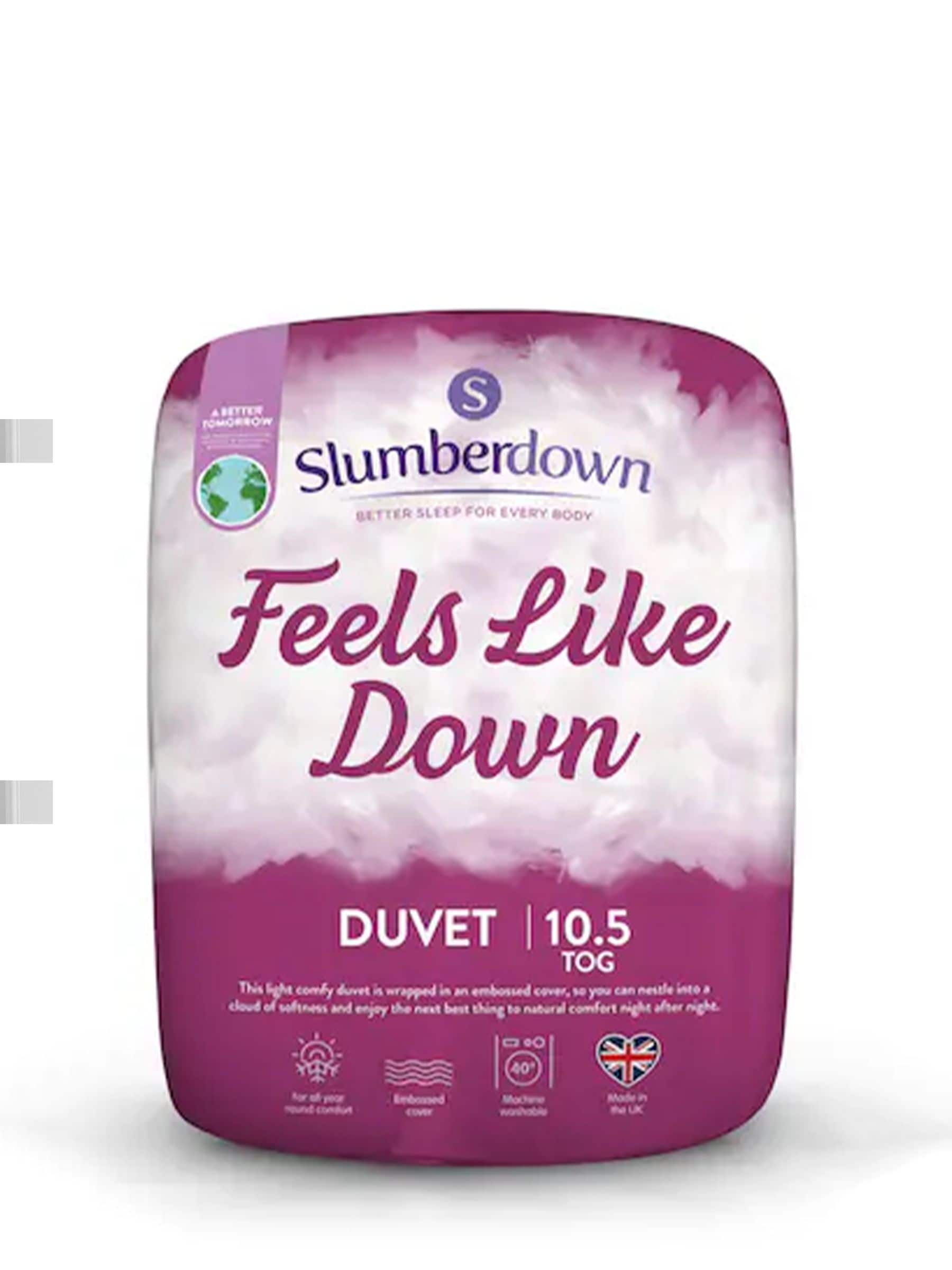 Slumberdown Feels Like Down White 10.5 Tog Duvet (British brand)