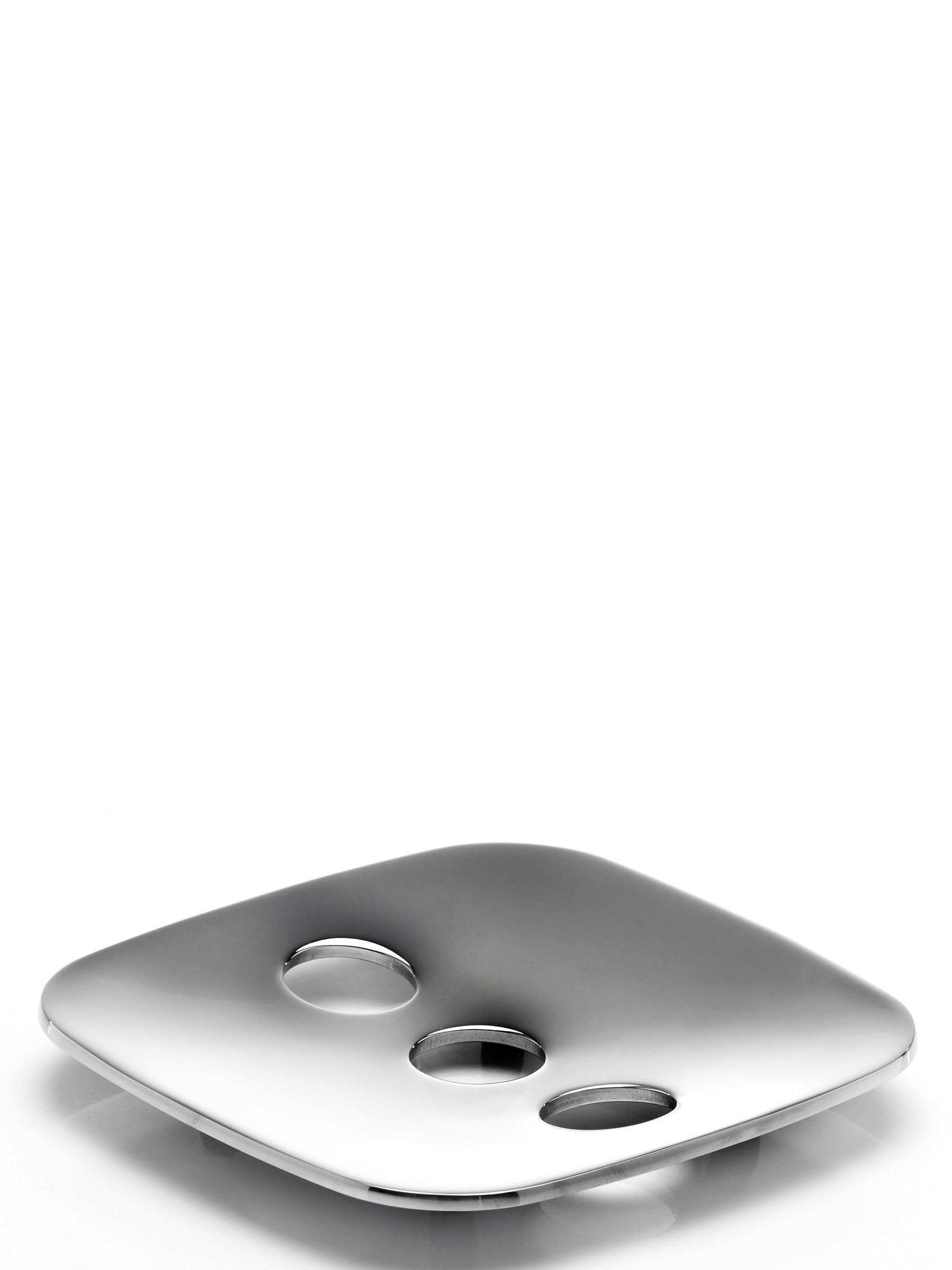 Robert Welch Burford Stainless Steel Soap Dish (British brand)