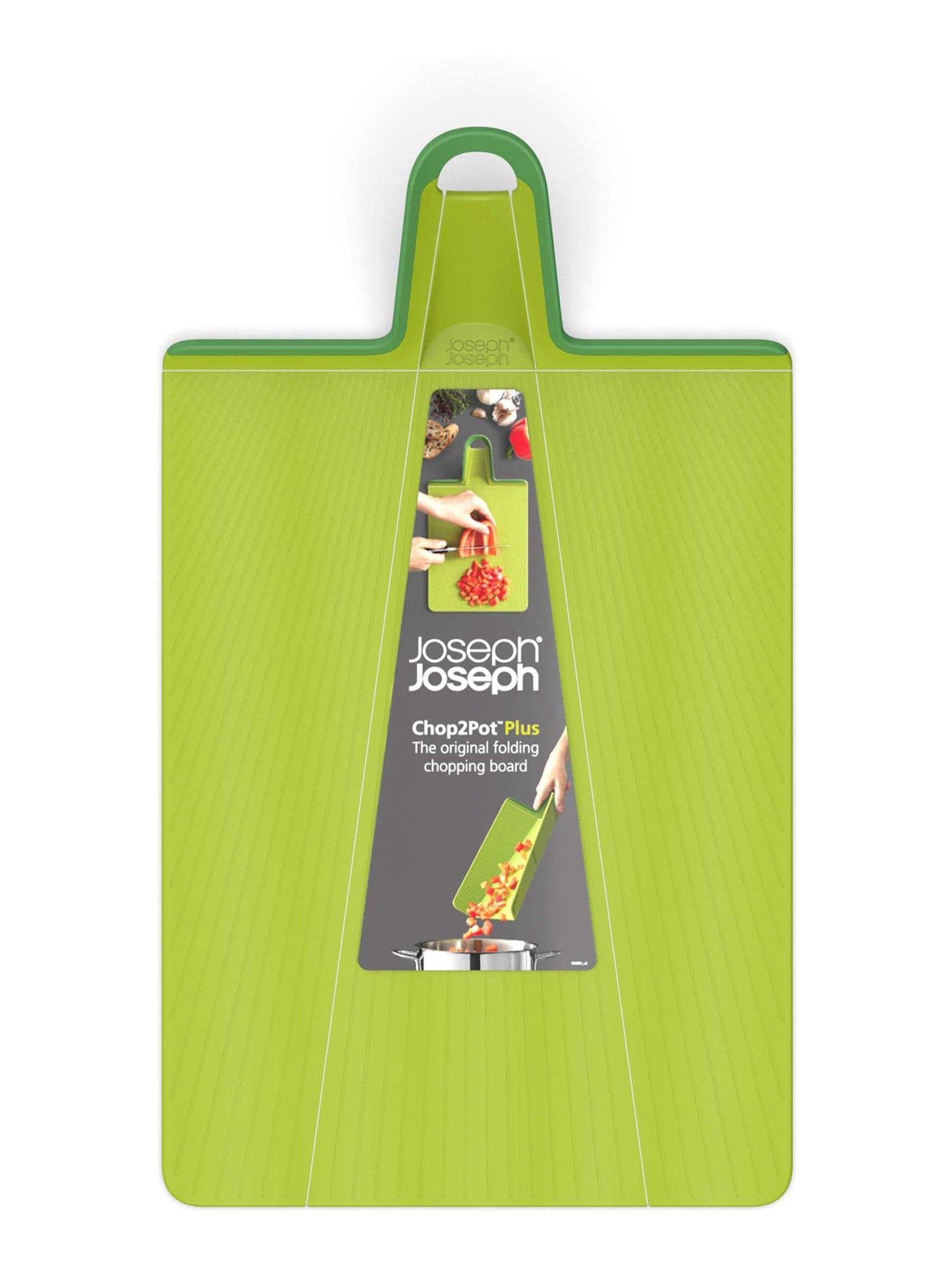 Joseph Joseph Green Chop2Pot Plus Folding Chopping Board, UK version