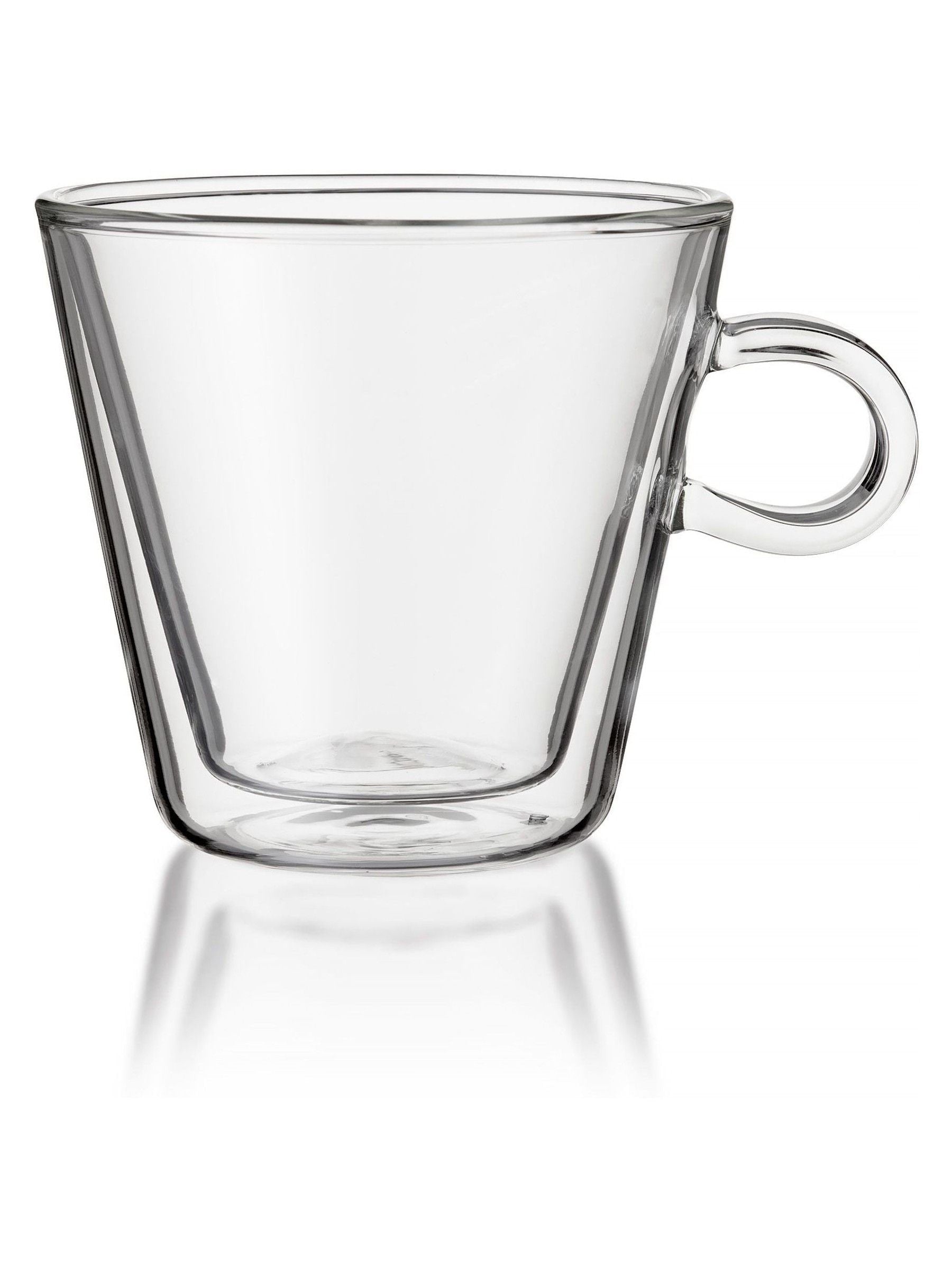 Judge Clear Duo Flare double-walled insulated latte glass set 325ml, UK version