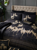 Laurence Llewelyn-Bowen Black Kireina duvet cover set, UK version