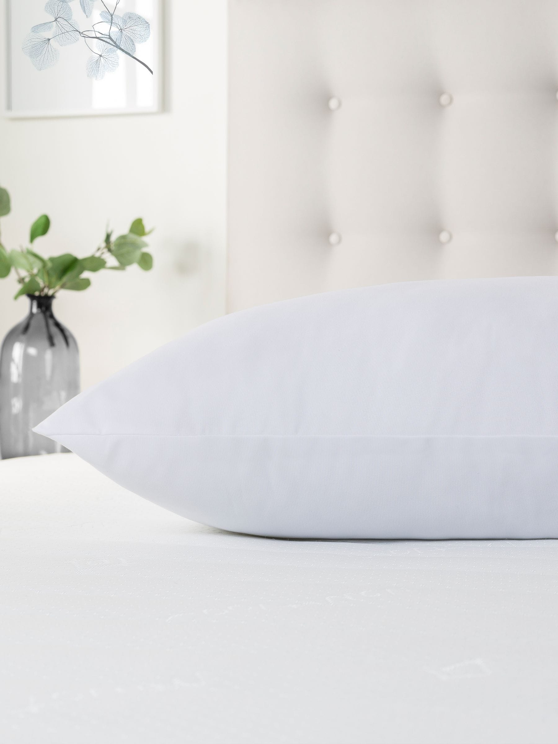 Slumberdown medium back sleeper Cosy Nights white pillows 2 pack (British brand)