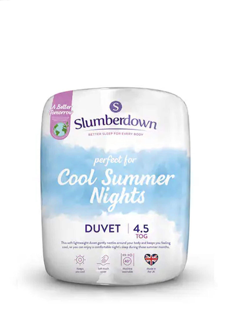 Slumberdown Cool Summer Nights 4.5 Tog duvet (British brand)