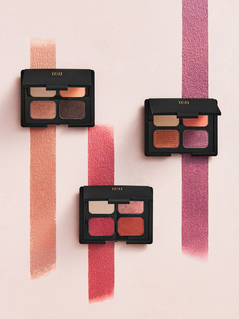 4-shade luxe eyeshadow palette (British brand)