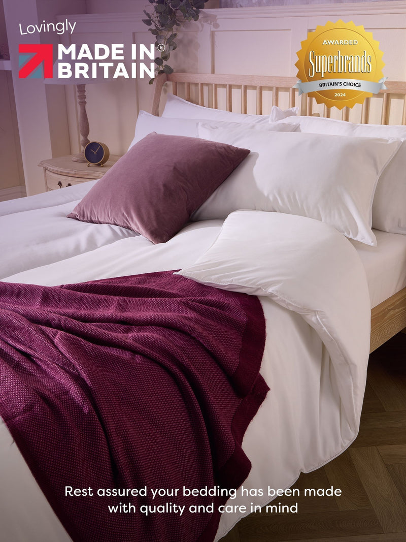 Slumberdown Feels Like Down White 13.5 Tog Duvet (British brand)
