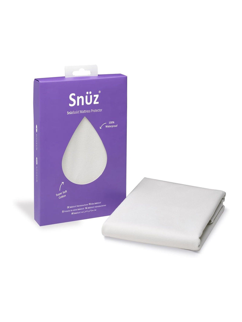 Snuz White SnuzBaskit Waterproof Mattress Protector