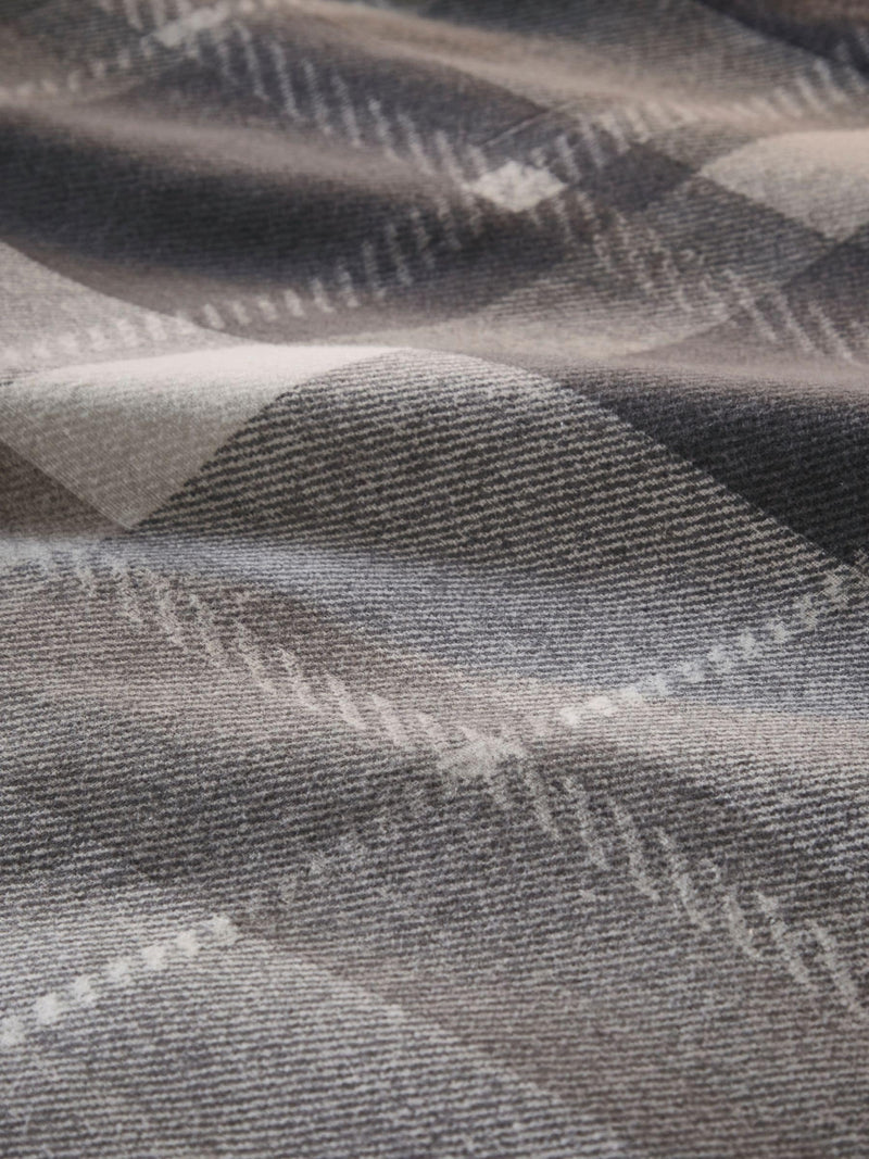 Dreams & Drapes grey Colville check duvet cover and pillowcase set - British product