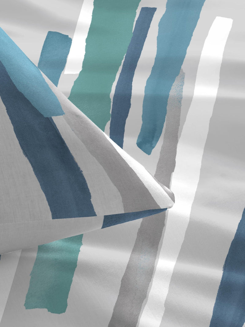 Fusion Green Clifton duvet cover and pillowcase set - British product