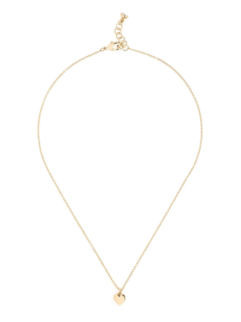Ted Baker heart pendant necklace gold tone plated brass (British brand)
