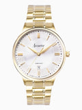 Accurist Classic Mens Gold Plated Stainless Steel Bracelet Analogue Watch